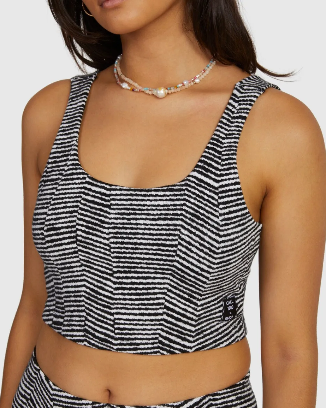 RVCA GOOD TIME TANK TOP KNIT Black