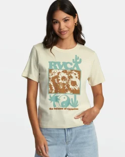RVCA HAMILTON DAILY TEE Latte New