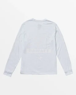 RVCA HAWAII ALL BRAND SPORT TECH LONG SLEEVE TEE White