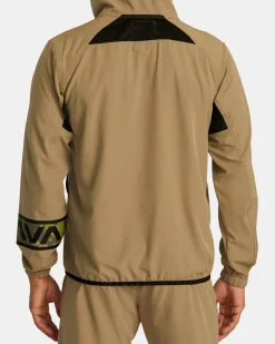RVCA HAWAII FULL ZIP JACKET Dark Khaki Discount