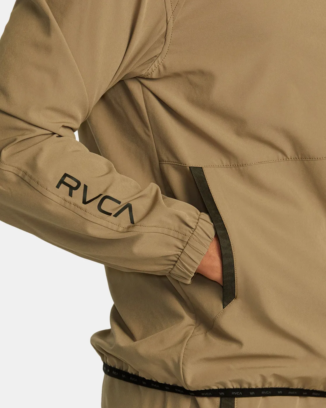 RVCA HAWAII FULL ZIP JACKET Dark Khaki Discount