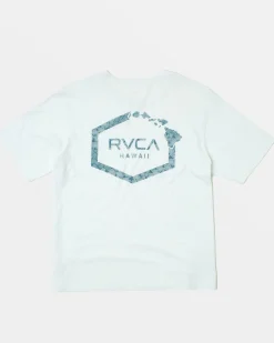 RVCA HAWAII HEX TEE White New