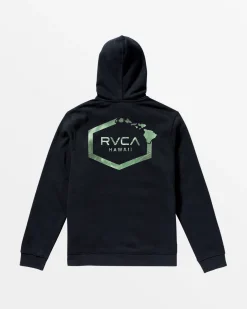 RVCA HAWAII HOODIE Black Discount