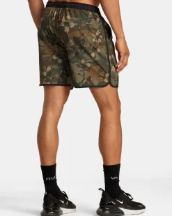 RVCA HAWAII YOGGER HYBRID TECHNICAL TRAINING SHORTS Floral Camo Discount