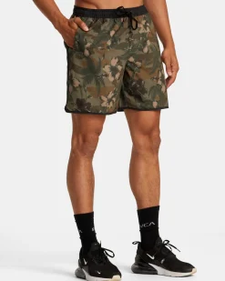 RVCA HAWAII YOGGER HYBRID TECHNICAL TRAINING SHORTS Floral Camo Discount