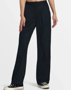 RVCA HUDSON WIDE LEG PANTS Rvca Black Sale