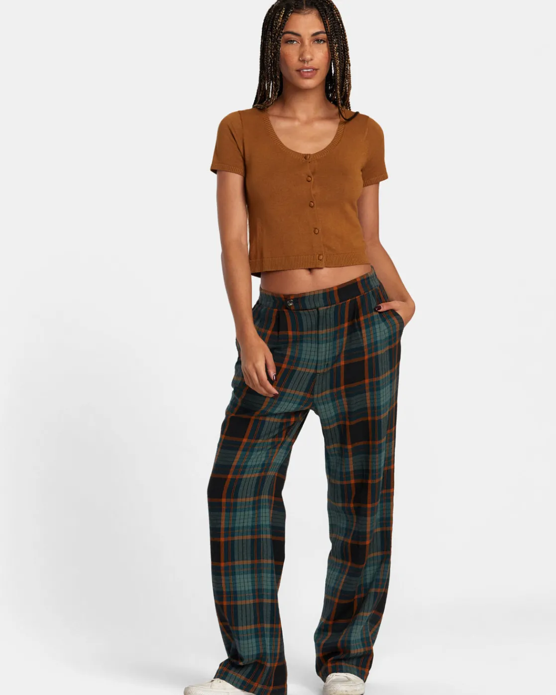 RVCA HUDSON WIDE LEG PANTS Rvca Black Sale