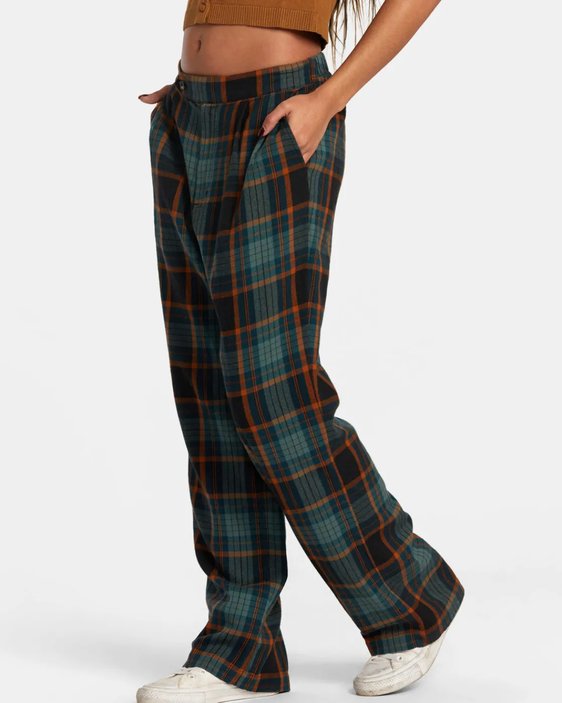 RVCA HUDSON WIDE LEG PANTS Rvca Black Sale