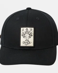 RVCA INVISIBLE MAN CLIPBACK CAP Black Best