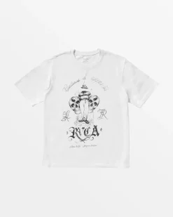 RVCA INVISIBLE MAN T-SHIRT White Sale