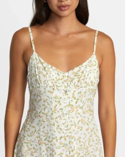 RVCA JAMES MAXI DRESS Cloud Online