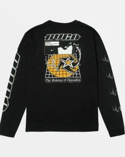 RVCA KELSEY NIZIOLEK BLADES LONG SLEEVE TEE Black New