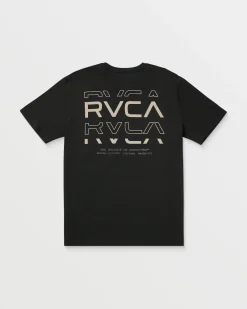 RVCA LOGO SHATTER SHORT SLEEVE TEE Pirate Black Online
