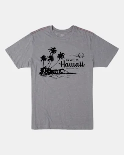 RVCA LUAU VISTA TEE Smoke Discount