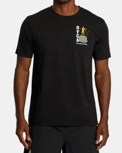 RVCA LUKE P BOXING TROPHY SPORT TECH TEE Black Online