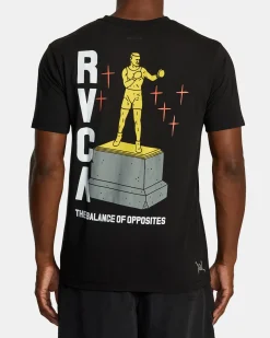 RVCA LUKE P BOXING TROPHY SPORT TECH TEE Black Online