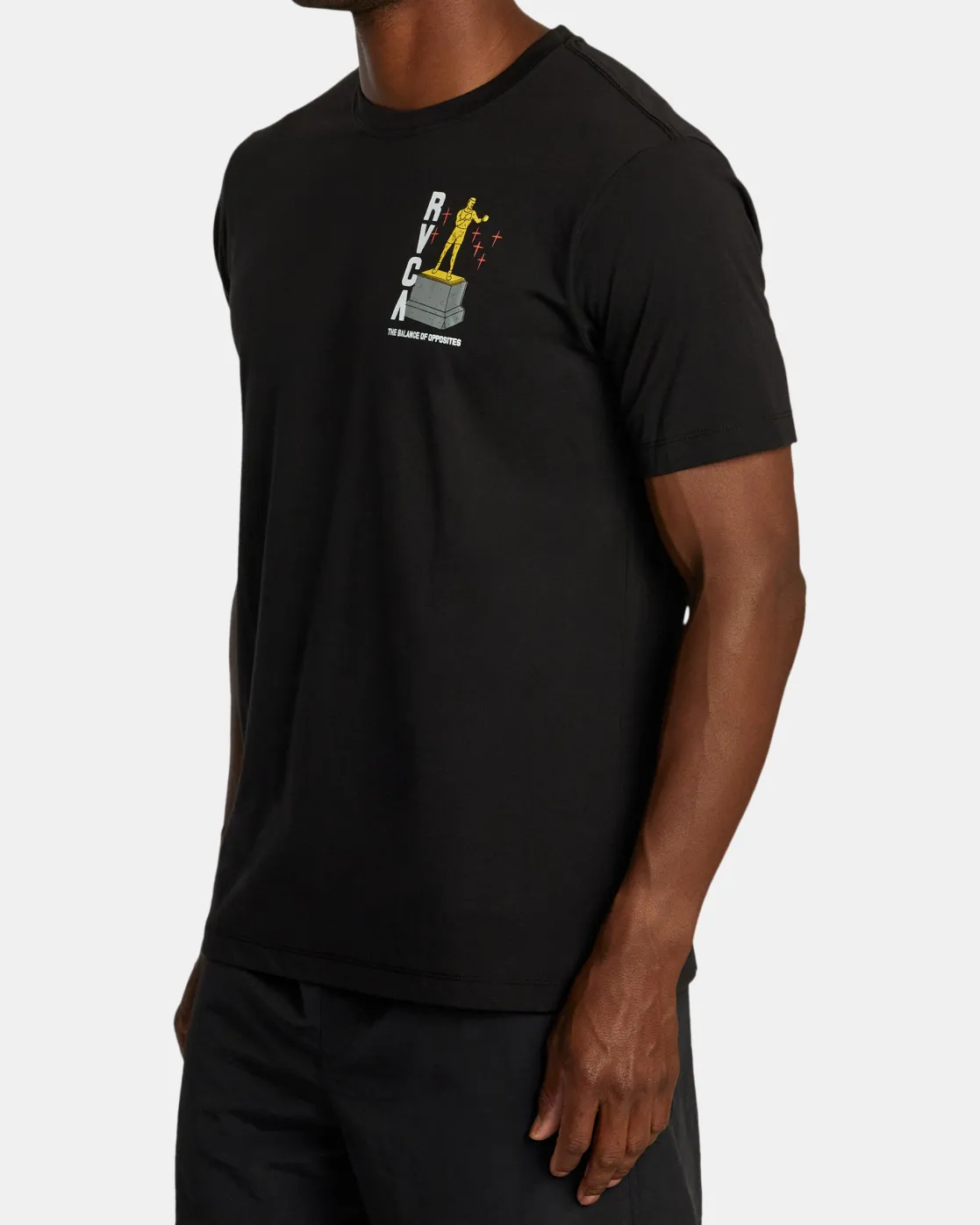 RVCA LUKE P BOXING TROPHY SPORT TECH TEE Black Online