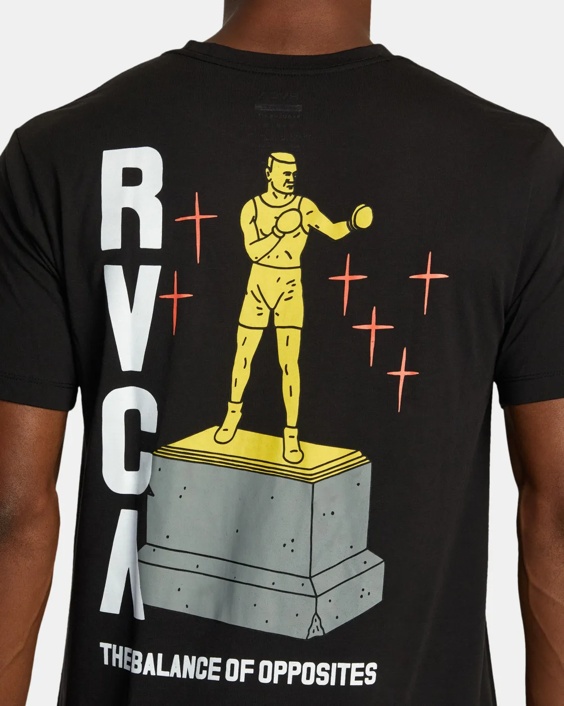 RVCA LUKE P BOXING TROPHY SPORT TECH TEE Black Online