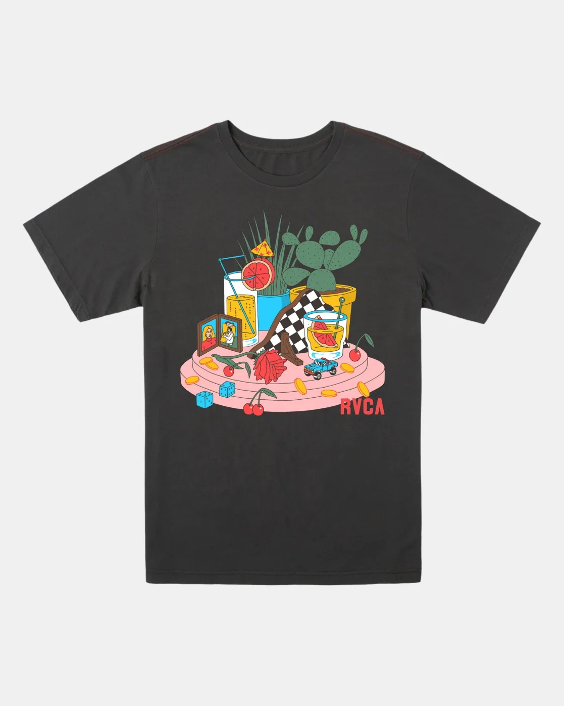 RVCA LUKE STILL LIFE TEE Pirate Black Online