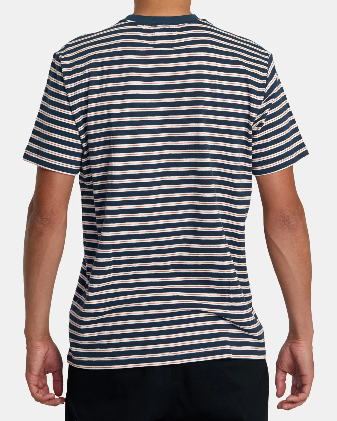 RVCA MAGNOLIA CREW SHORT SLEEVE KNIT Petrol Blue Clearance