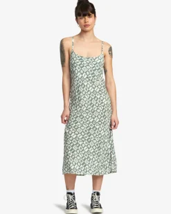 RVCA MAIDEN MIDI DRESS Jade Best