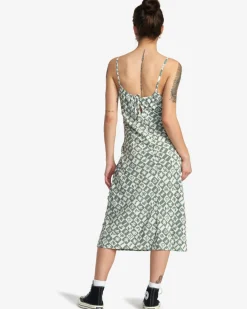 RVCA MAIDEN MIDI DRESS Jade Best