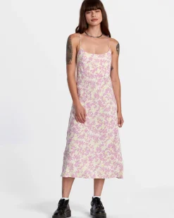 RVCA MAIDEN MIDI DRESS Latte Online