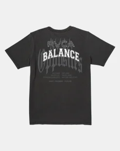 RVCA METALURGY SHORT SLEEVE TEE Black Clearance