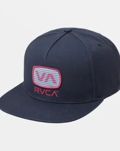 RVCA METALURGY SNAPBACK HAT Navy Hot