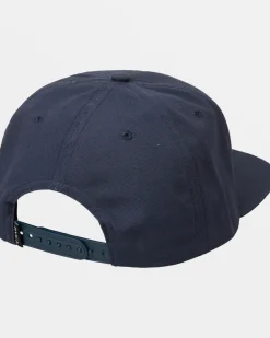 RVCA METALURGY SNAPBACK HAT Navy Hot