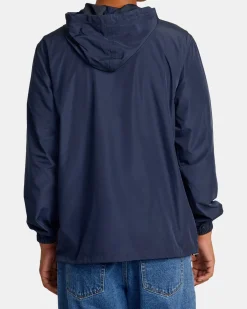 RVCA MEYER II ANORAK JACKET Moody Blue Best
