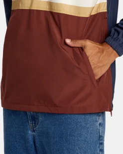 RVCA MEYER II ANORAK JACKET Moody Blue Best