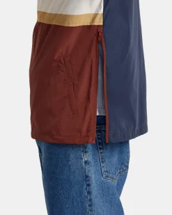 RVCA MEYER II ANORAK JACKET Moody Blue Best