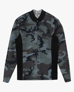 RVCA 2MM BALANCE FRONT ZIP WETSUIT JACKET Camo Online
