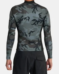 RVCA 2MM BALANCE FRONT ZIP WETSUIT JACKET Camo Online