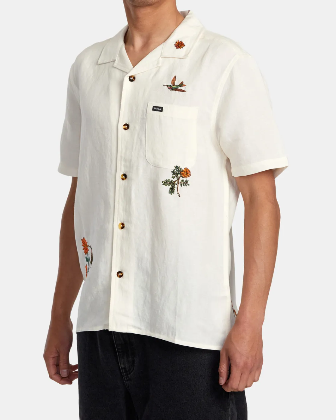 RVCA NECTAR SHORT SLEEVE SHIRT Natural Online