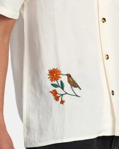 RVCA NECTAR SHORT SLEEVE SHIRT Natural Online