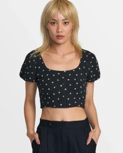RVCA NOVA CROP TOP Peach Whip Hot