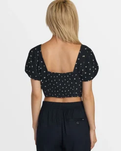 RVCA NOVA CROP TOP Peach Whip Hot