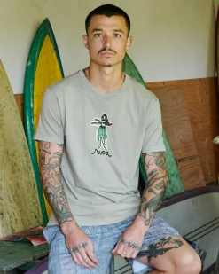 RVCA OBLOW HULA TEE Pirate Black