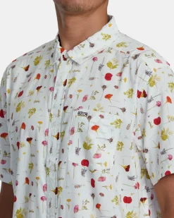 RVCA OBLOW PRESSED SHORT SLEEVE SHIRT White Sale