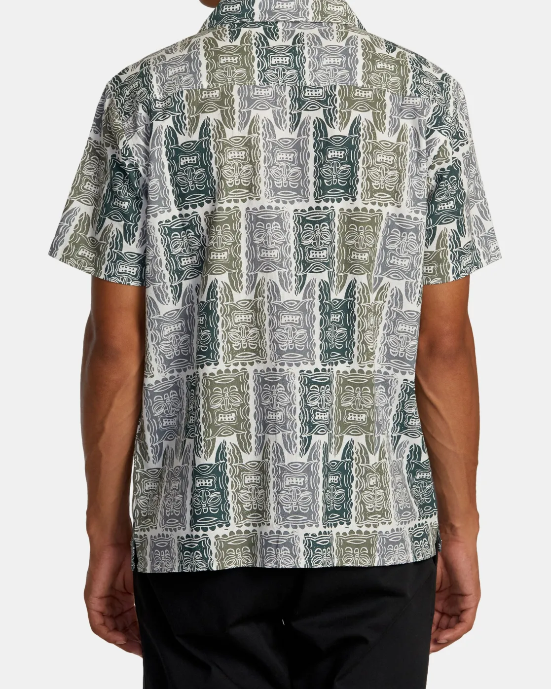 RVCA OBLOW TAPA SHORT SLEEVE SHIRT Antique White Discount