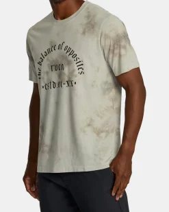 RVCA OLD ARCH SPORT TECH TEE Chalk Wash Sale