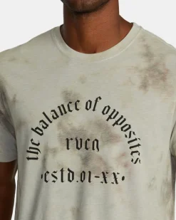 RVCA OLD ARCH SPORT TECH TEE Chalk Wash Sale