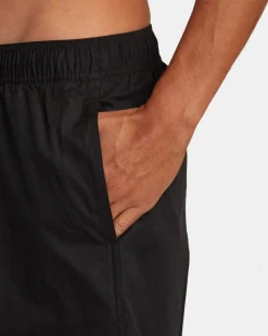 RVCA OPPOSITES HYBRID SHORTS Black Sale