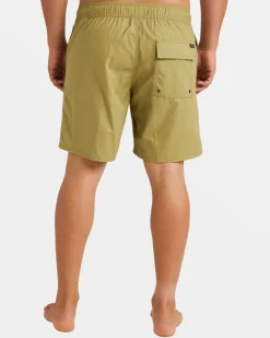 RVCA OPPOSITES HYBRID SHORTS Moss Sale