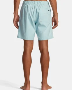 RVCA OPPOSITES HYBRID SHORTS Blue Haze New