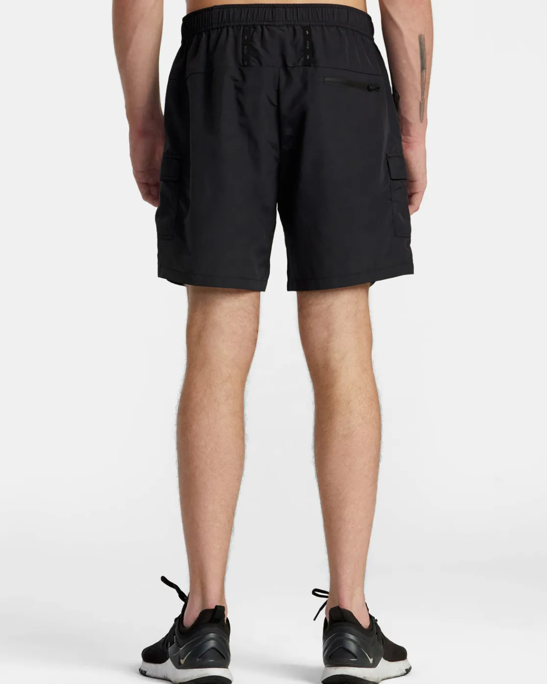RVCA OUTSIDER PACKABLE CARGO SHORTS UTILITY SHORTS Black Clearance