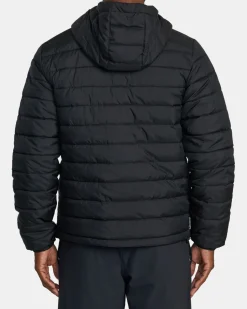 RVCA PACKABLE PUFFA PUFFER JACKET Black Best