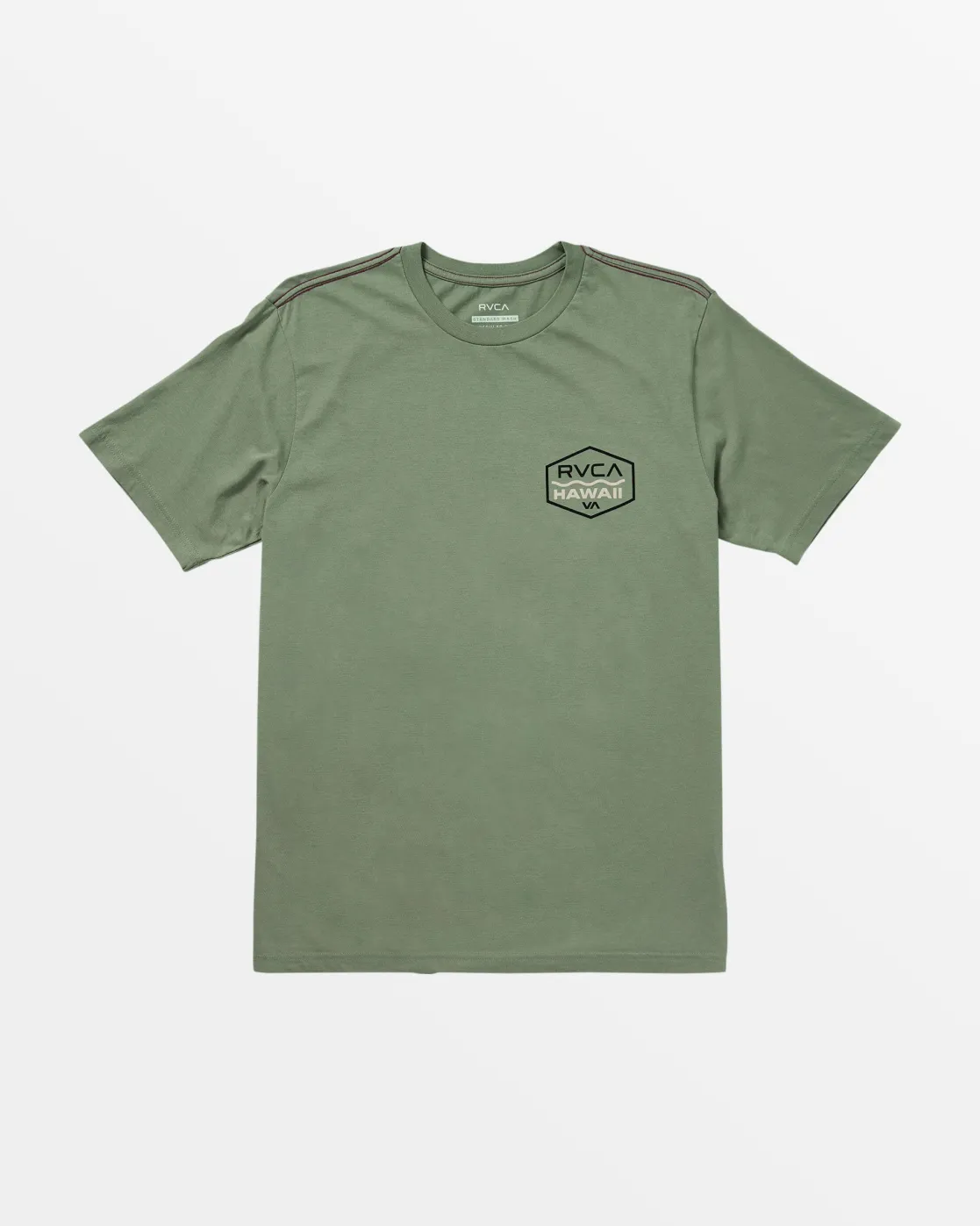 RVCA PALM SHIELD TEE Jade
